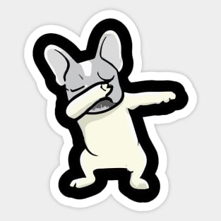 French Bulldog Dab Dog Owner Frenchie Funny Dog Dabbing Sticker